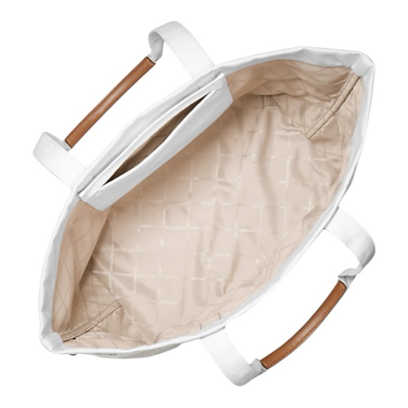 Michael Michael Kors PRIDE Large Embellished Logo Canvas Tote and Matching Pouch - Picture 7 of 16